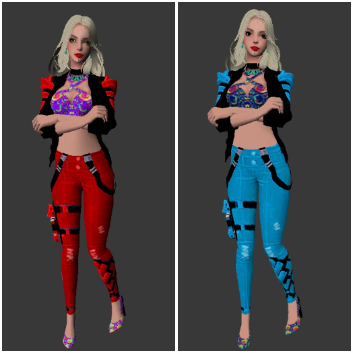 Женская модель Виктория Retextured (ct,tt+united) для CS 1.6