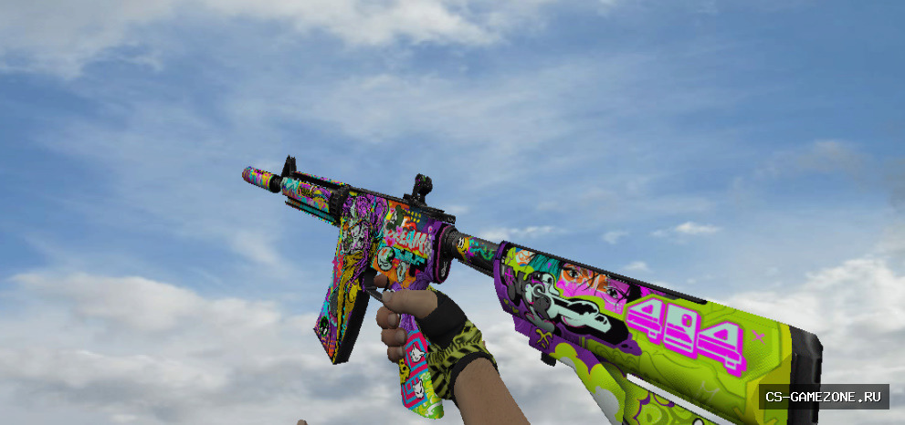 Модель HD M4A4 In Living Color для CS 1.6