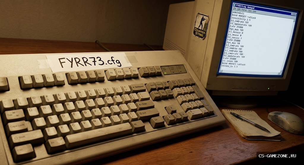 Конфиг «FYRR73.cfg» для CS 1.6
