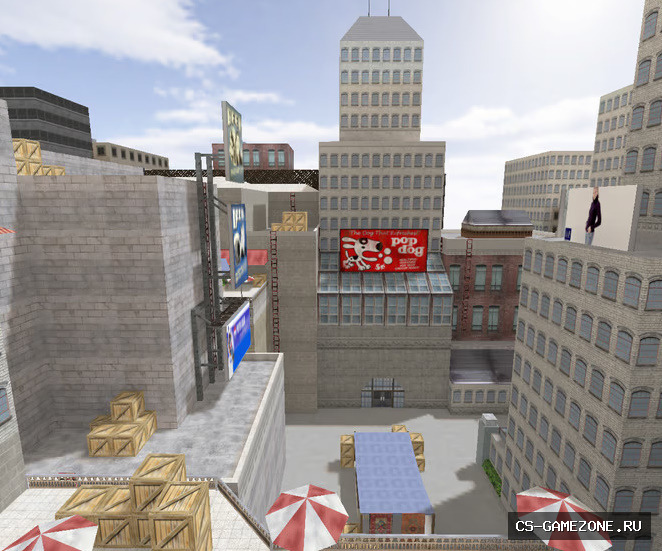 Карта «awp_rooftops» для CS 1.6