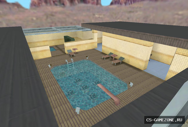 Карта «fy_pool_day_modern» для CS 1.6