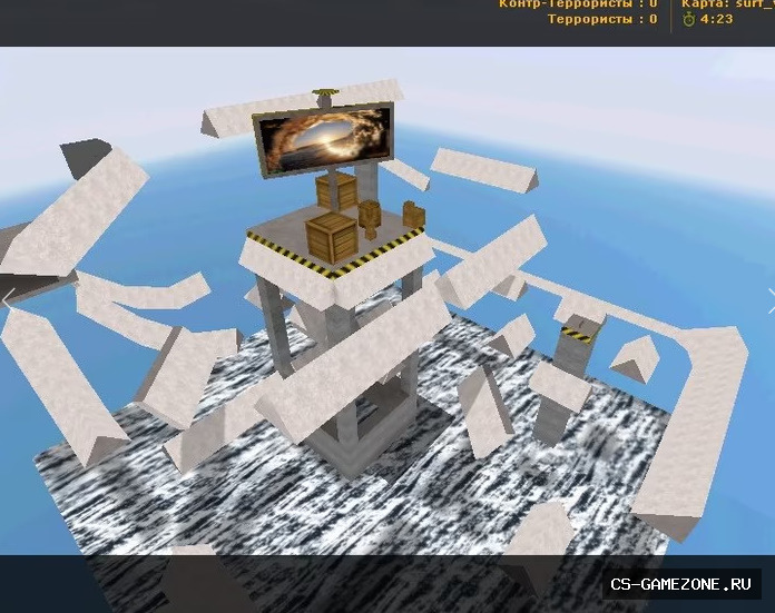 Карта «surf_virus» для CS 1.6