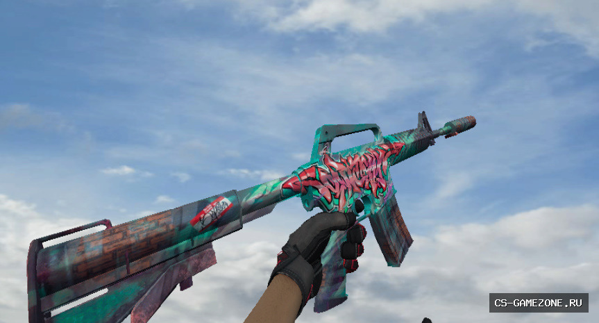 Модель HD M4A1-S El Maestro de Graffity+Spets Kimono для CS 1.6
