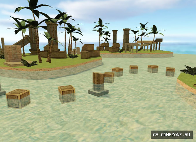 Карта «deathrun_tropico_beta1» для CS 1.6