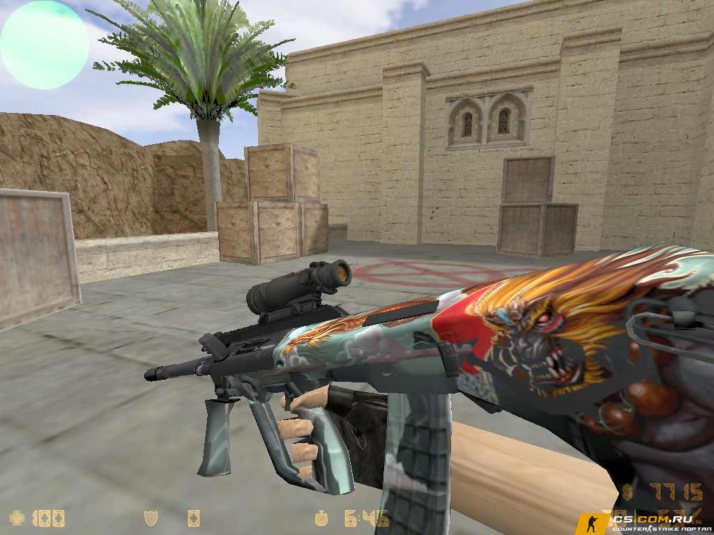 Модель AUG Азуро для CS 1.6