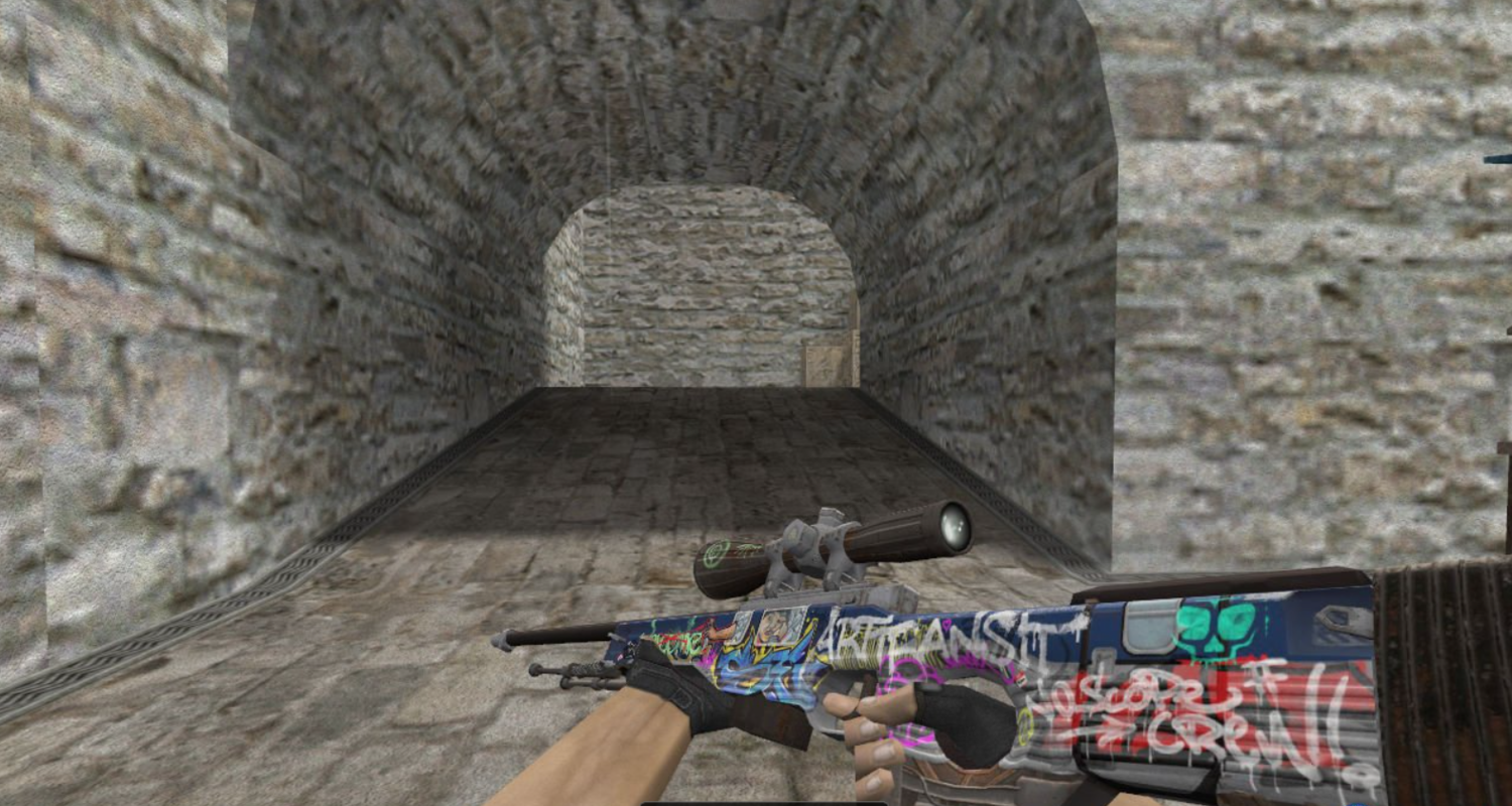 Модель «HD AWP Train Graffiti» для CS 1.6
