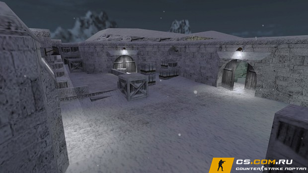 Карта «De_Dust2_Xmas» для CS 1.6