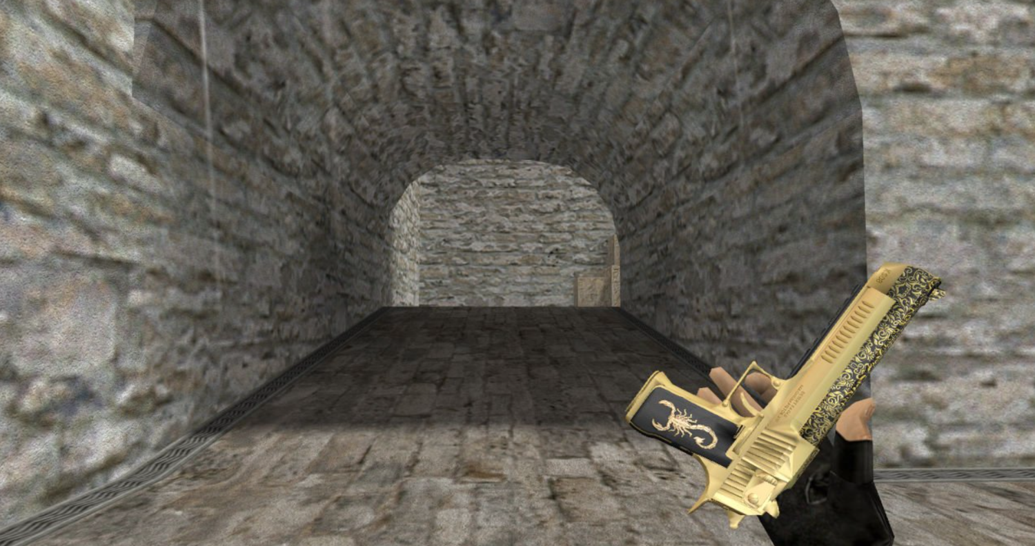 Модель HD Deagle Gold scorpion для CS 1.6