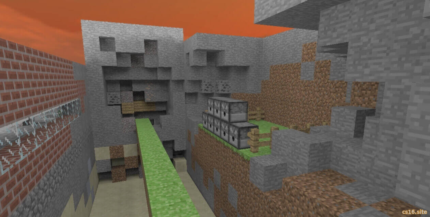 Карта «deathrun_minecraft_fg» для CS 1.6