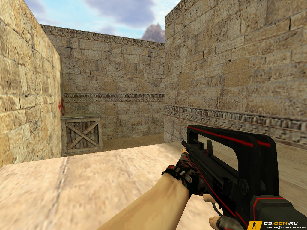 Модель Famas Красная линия для CS 1.6