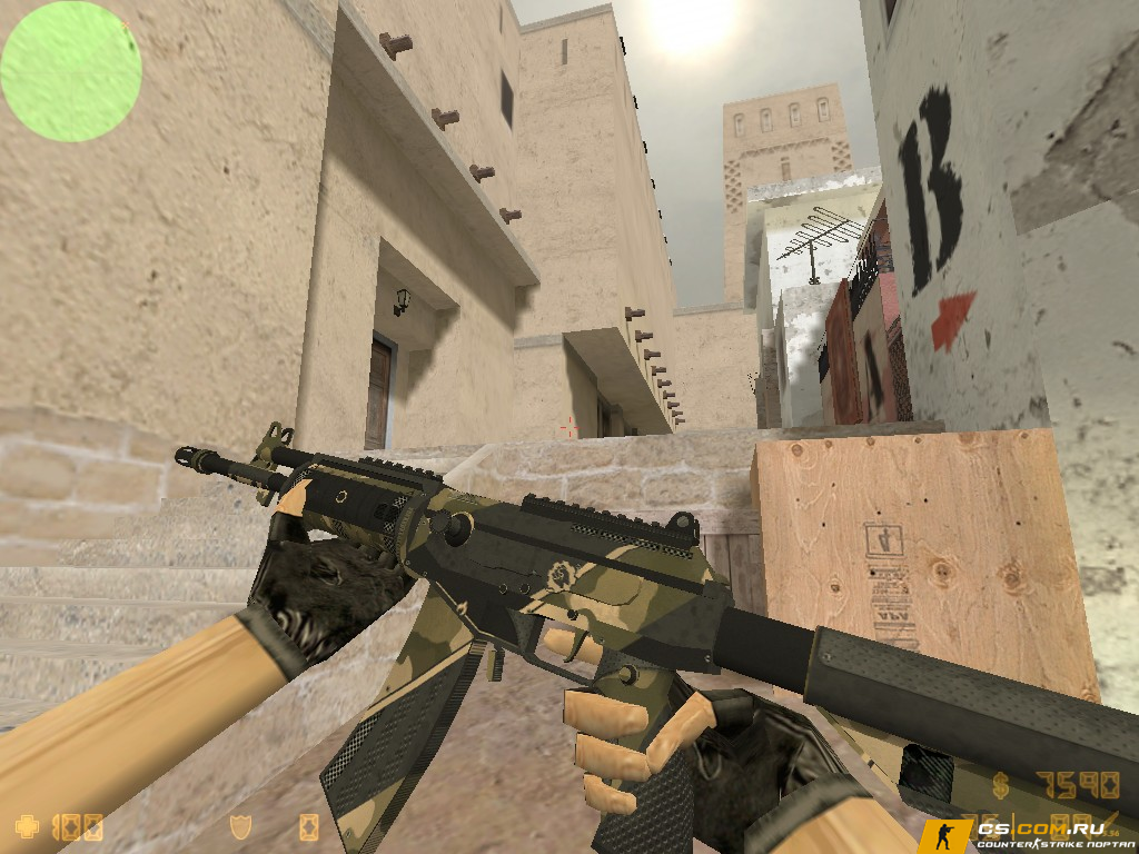 Модель Galil AR Чёрный песок для CS 1.6
