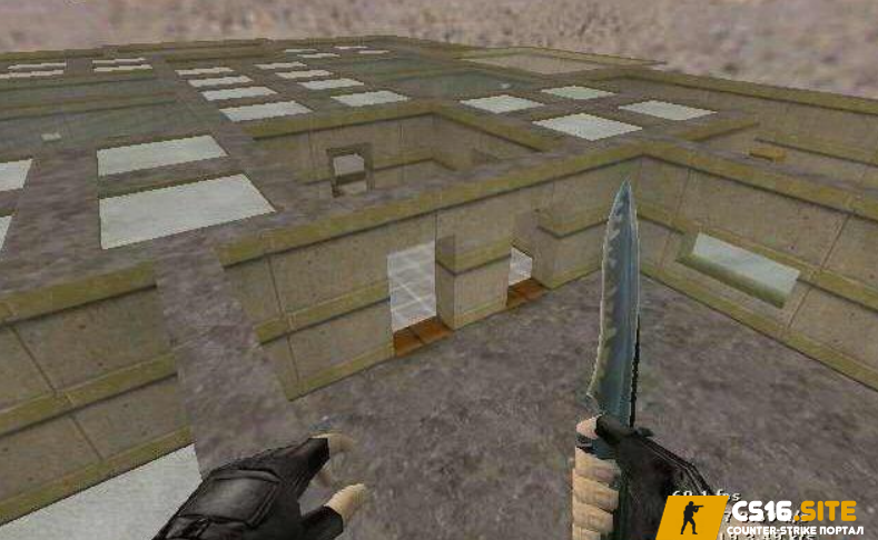 Карта «gg_12rooms» для CS 1.6