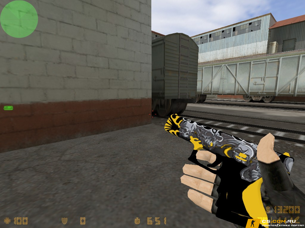 Модель Glock Кости для CS 1.6