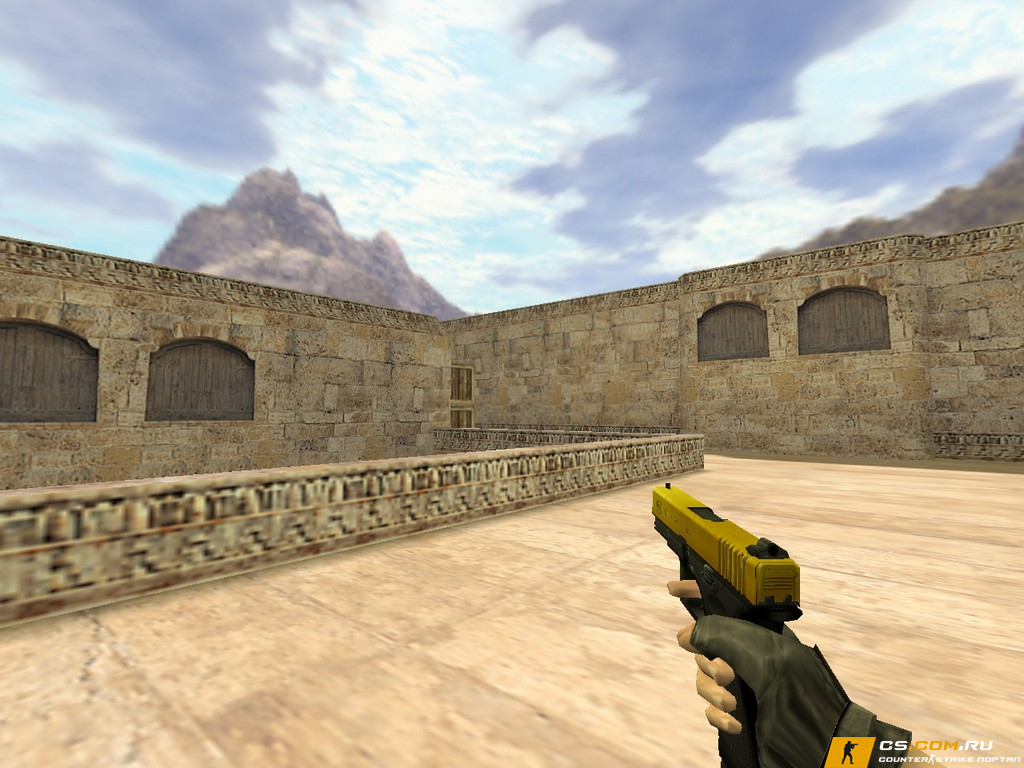 Модель Glock Золотой для CS 1.6