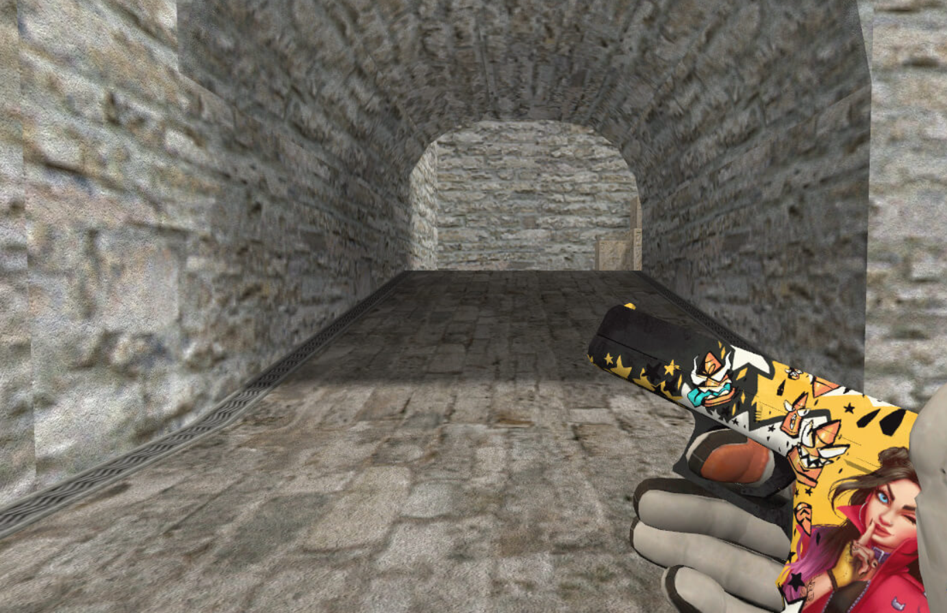 Модель HD Glock Bullet Queen для CS 1.6