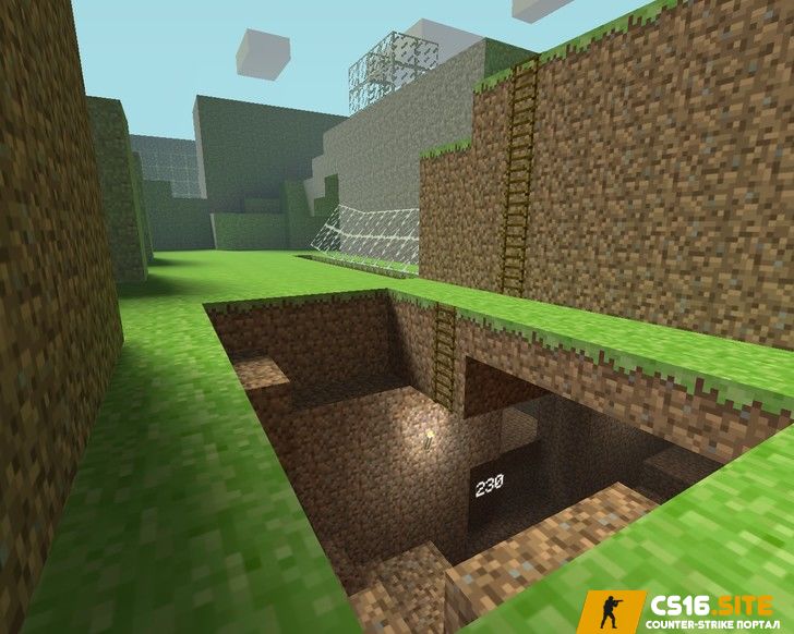 Карта «hns_minecraft» для CS 1.6