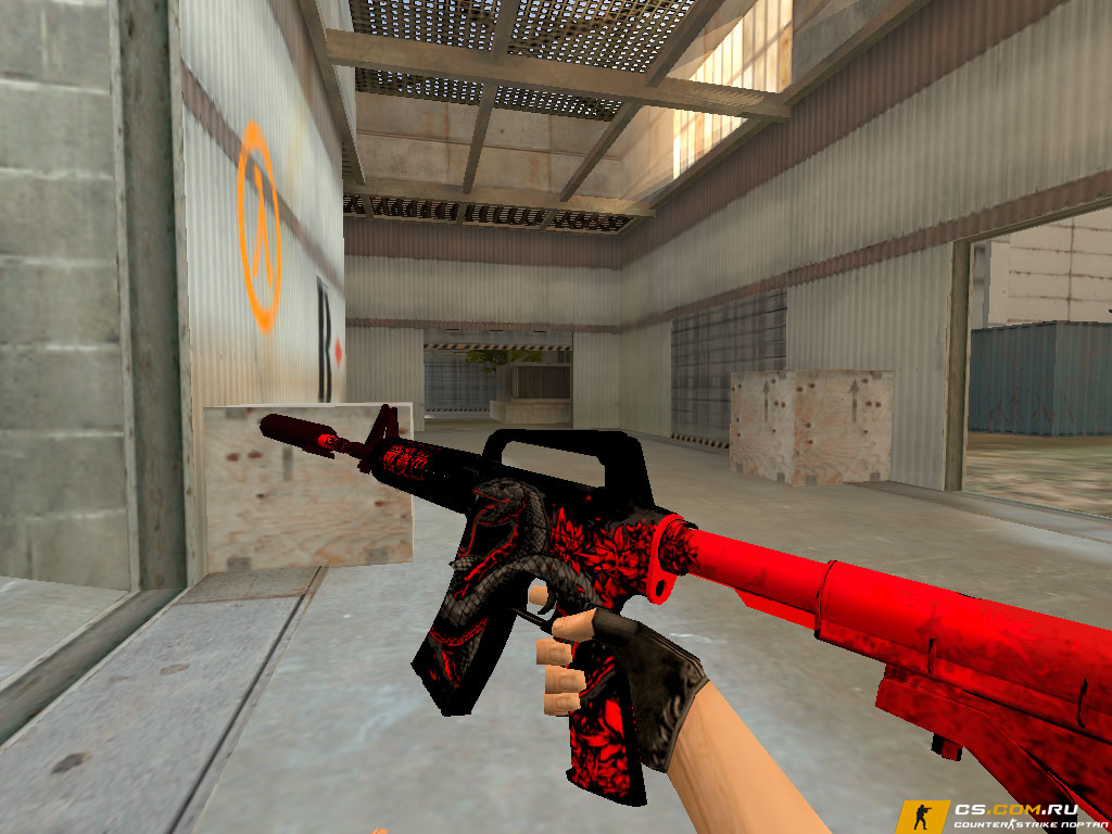 Модель M4A1 «Black Death» для CS 1.6