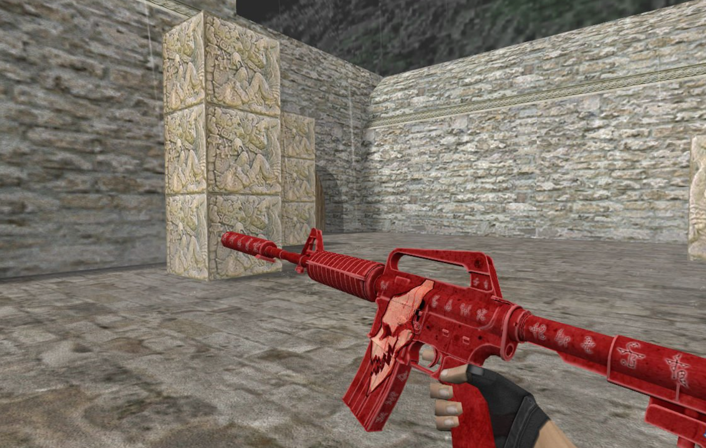 Модель M4A1-S Demonology для CS 1.6