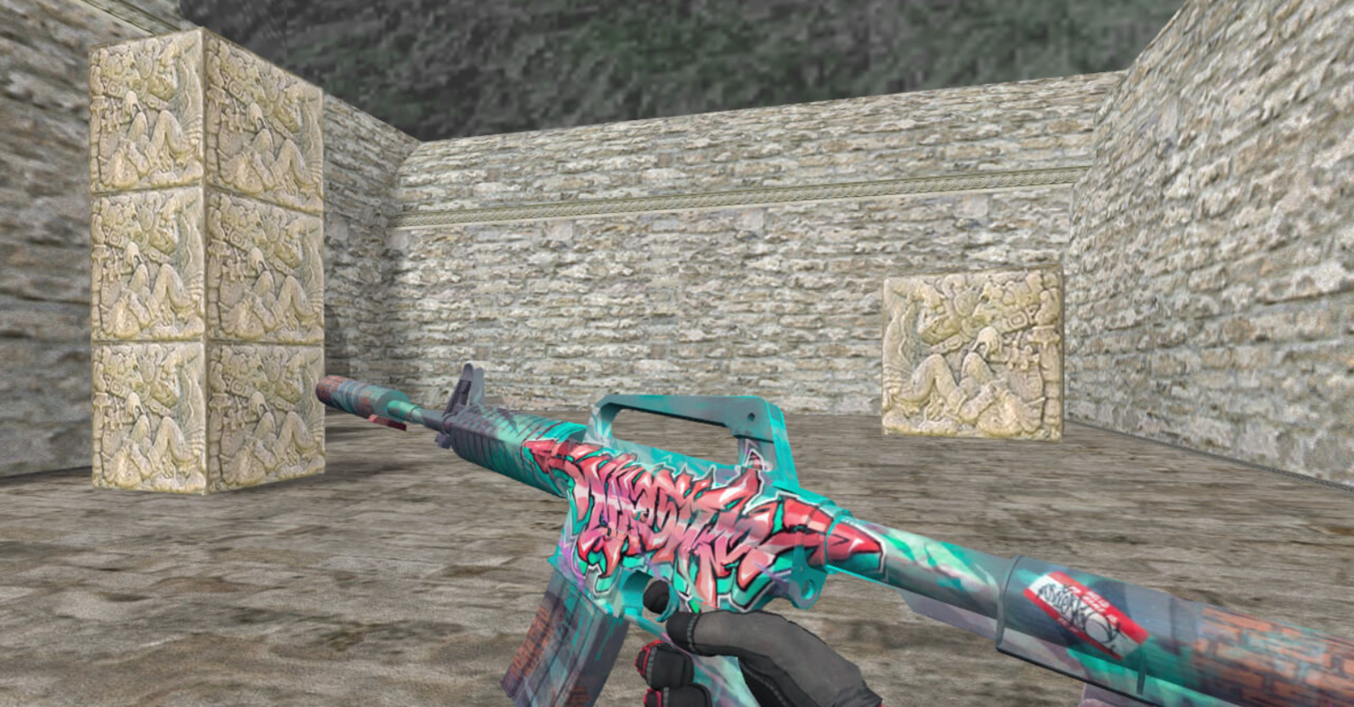Модель HD M4A1-s EL Maestro de Graffiti для CS 1.6