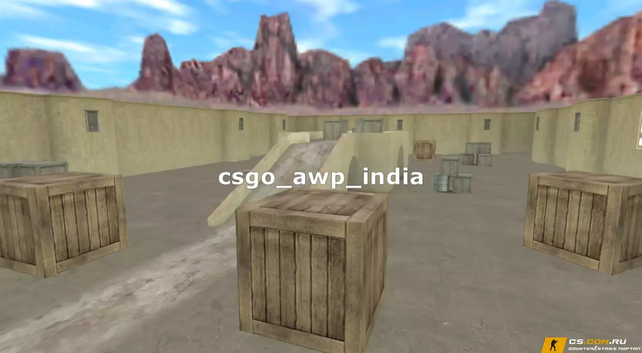 Карта «csgo_awp_india» для CS 1.6