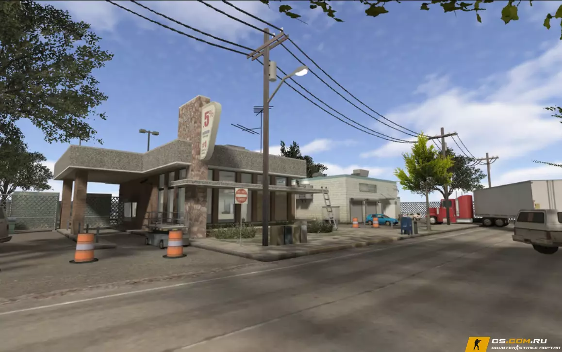 Карта «de_bank_csgo» для CS 1.6