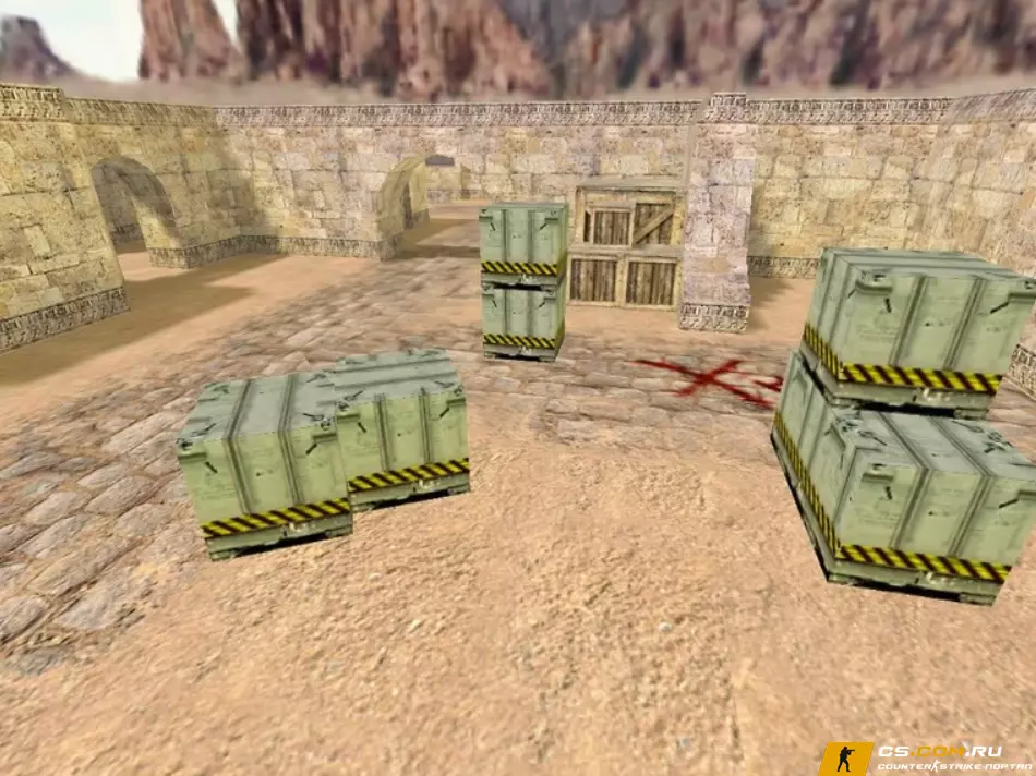 Карта «de_dust_csgo» для CS 1.6