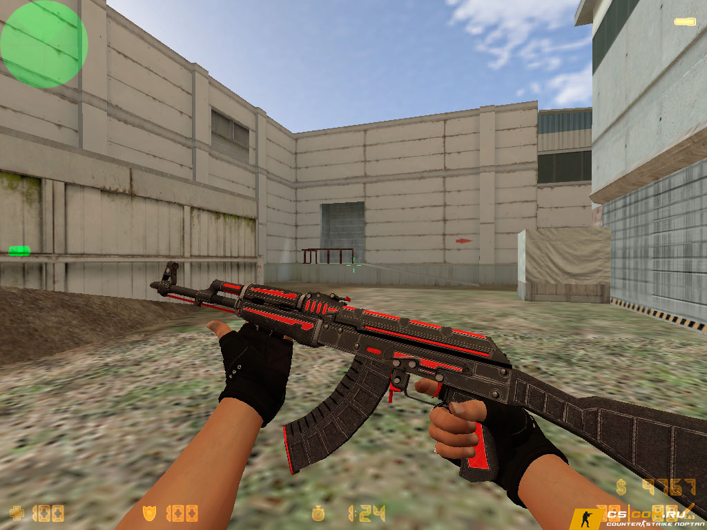 Модель AK-47 «Темный Лорд» для CS 1.6