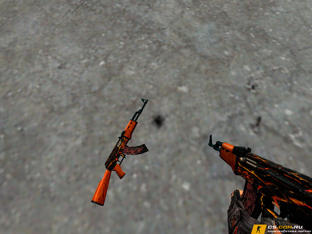 Модель AK-47 «Огонь» для CS 1.6