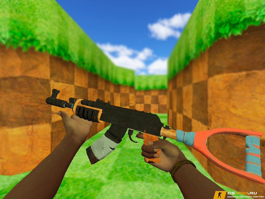 Модель AK-47 «Rust» для CS 1.6