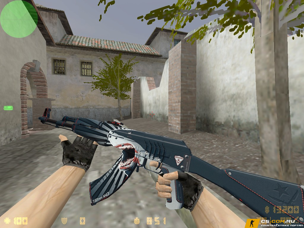 Модель AK-47 «Акула» для CS 1.6