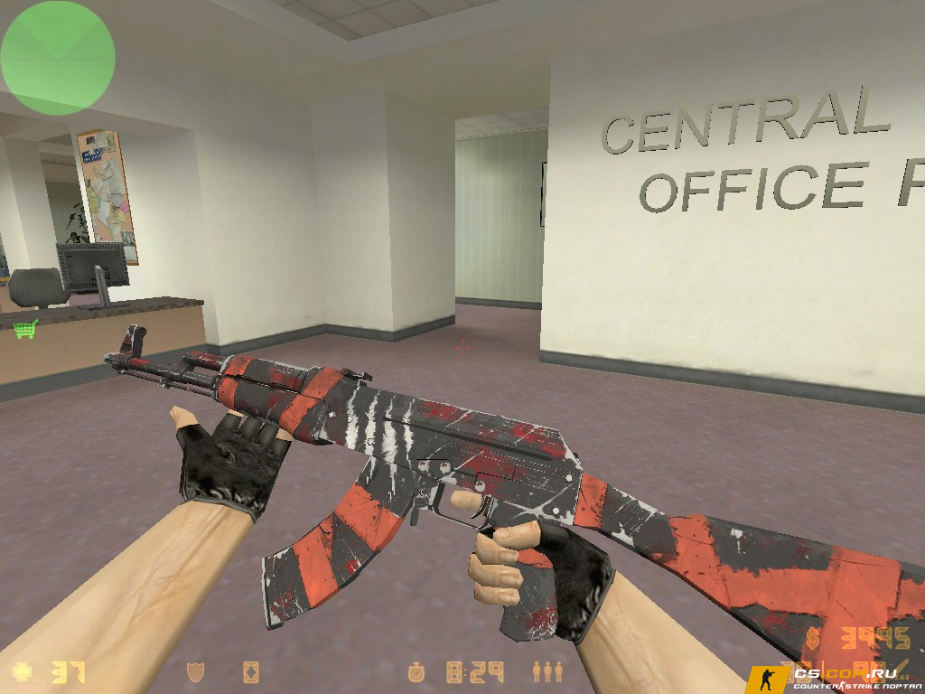 Модель AK-47 «Выживший» для CS 1.6