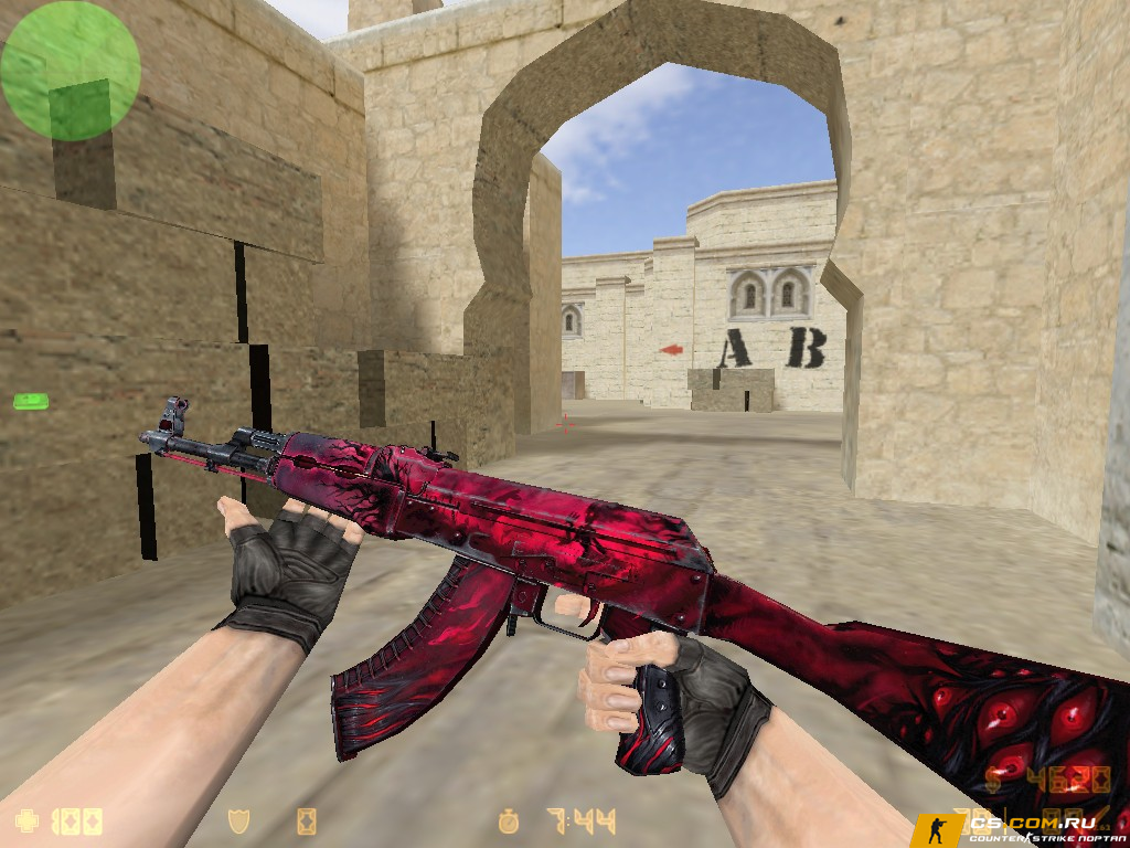 Модель AK-47 «Банши» для CS 1.6
