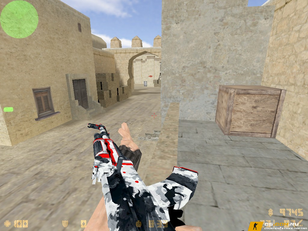 Модель AK-47 WarZilla «Красная ярость» для CS 1.6