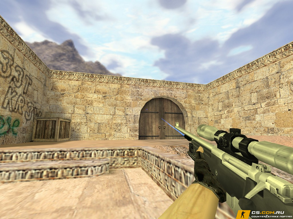 Модель AWP «Черный хром» для CS 1.6