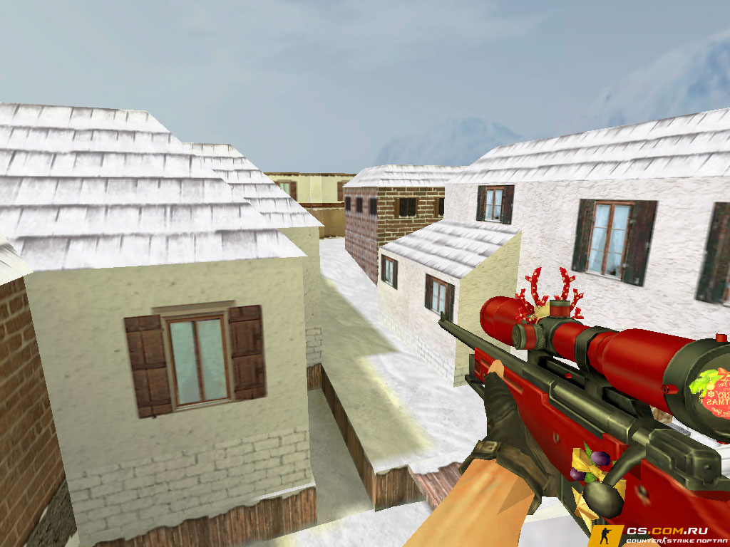 Модель AWP «Рождество» для CS 1.6