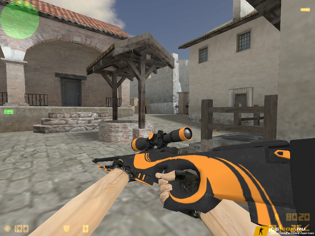 Модель AWP «Оранжевая линия» для CS 1.6