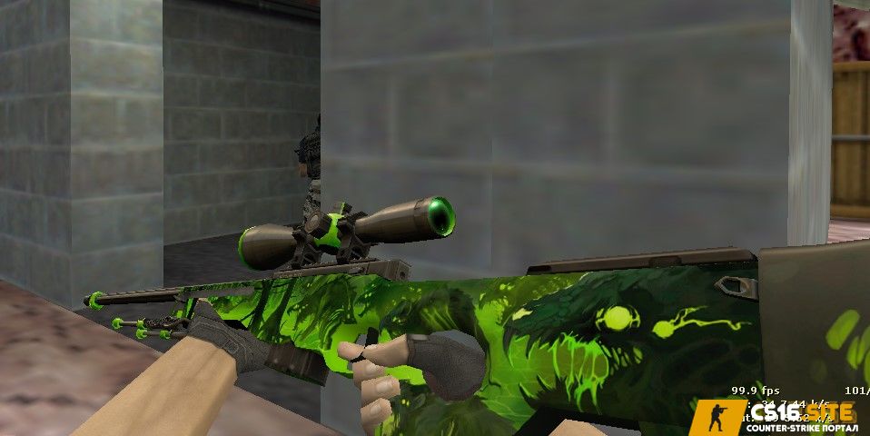 Модель «AWP Virus» для CS 1.6