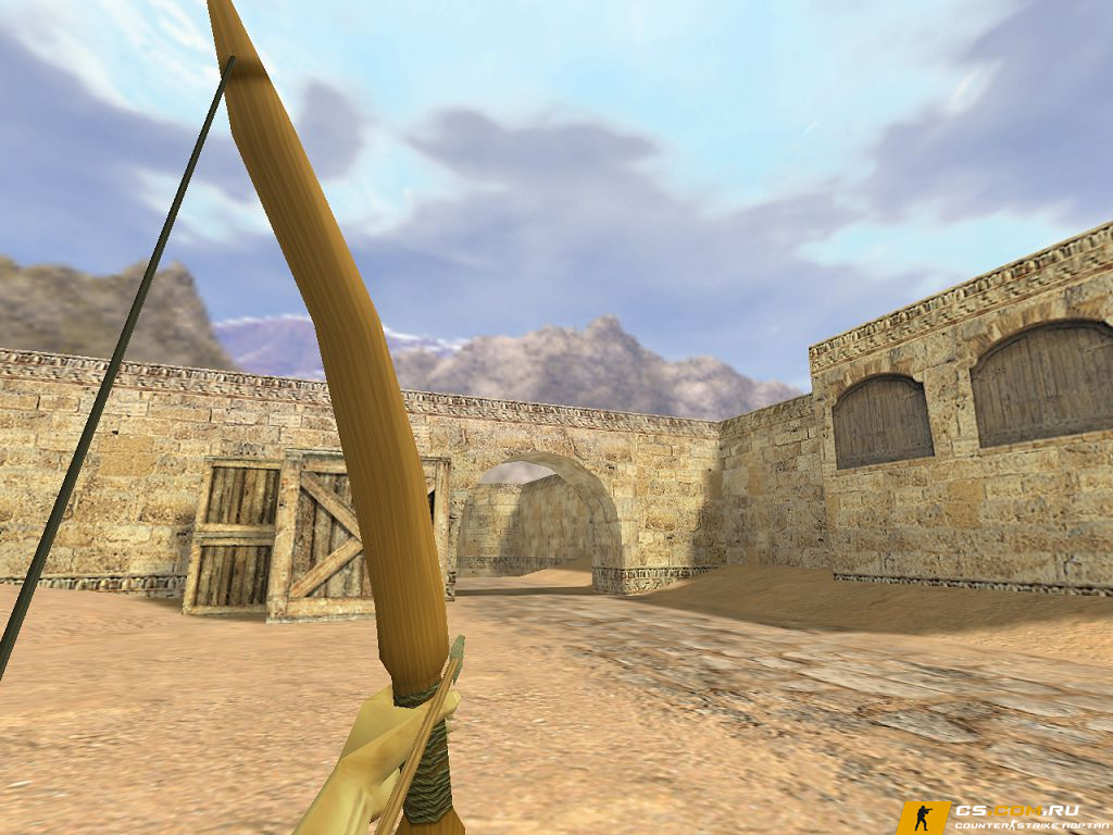 Модель «Деревянный лук» для CS 1.6