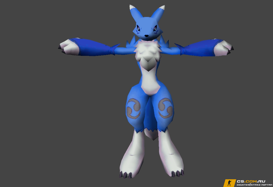 Женская модель «Renamon» для CS 1.6