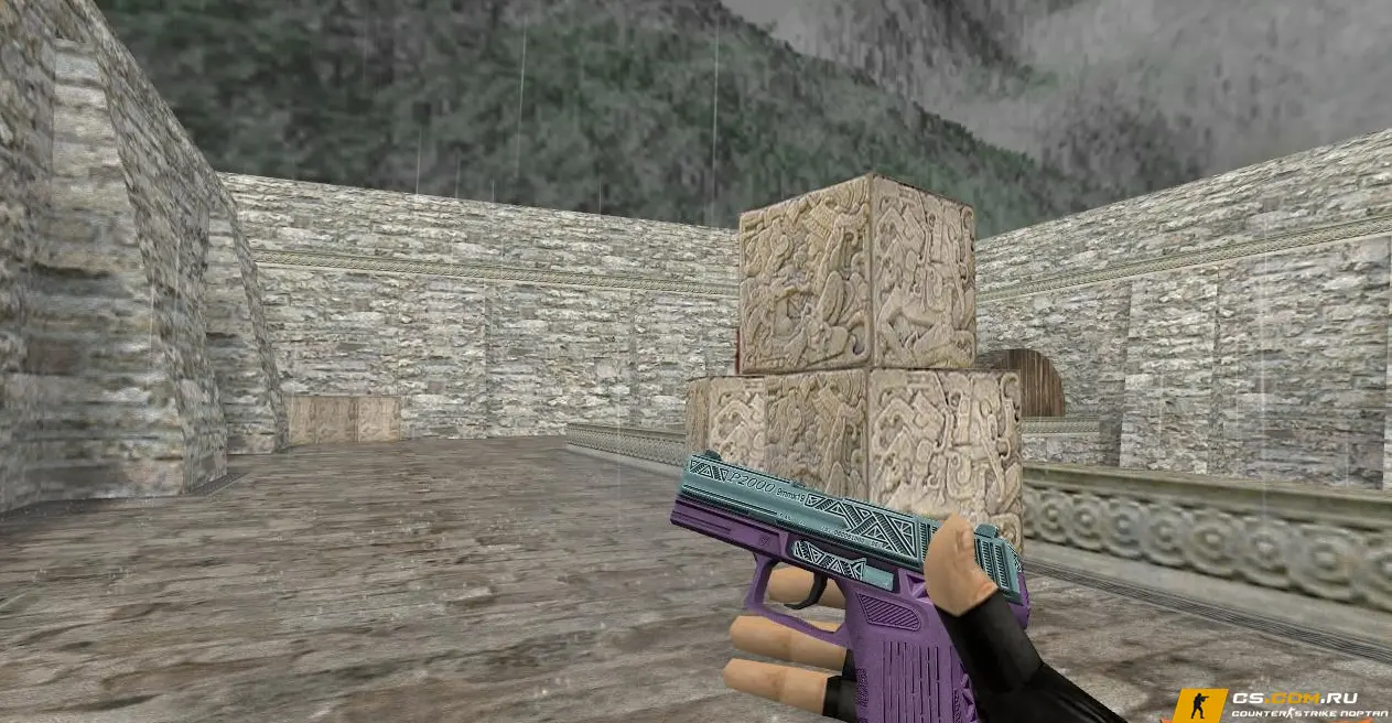 Модель HD P2000 «Tread Purple» для CS 1.6