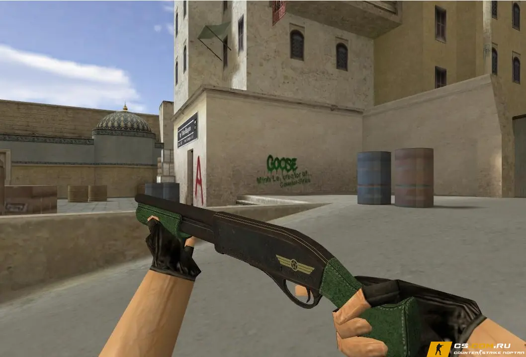 Модель HD Sawed-Off «First Class» с анимацией осмотра для CS 1.6