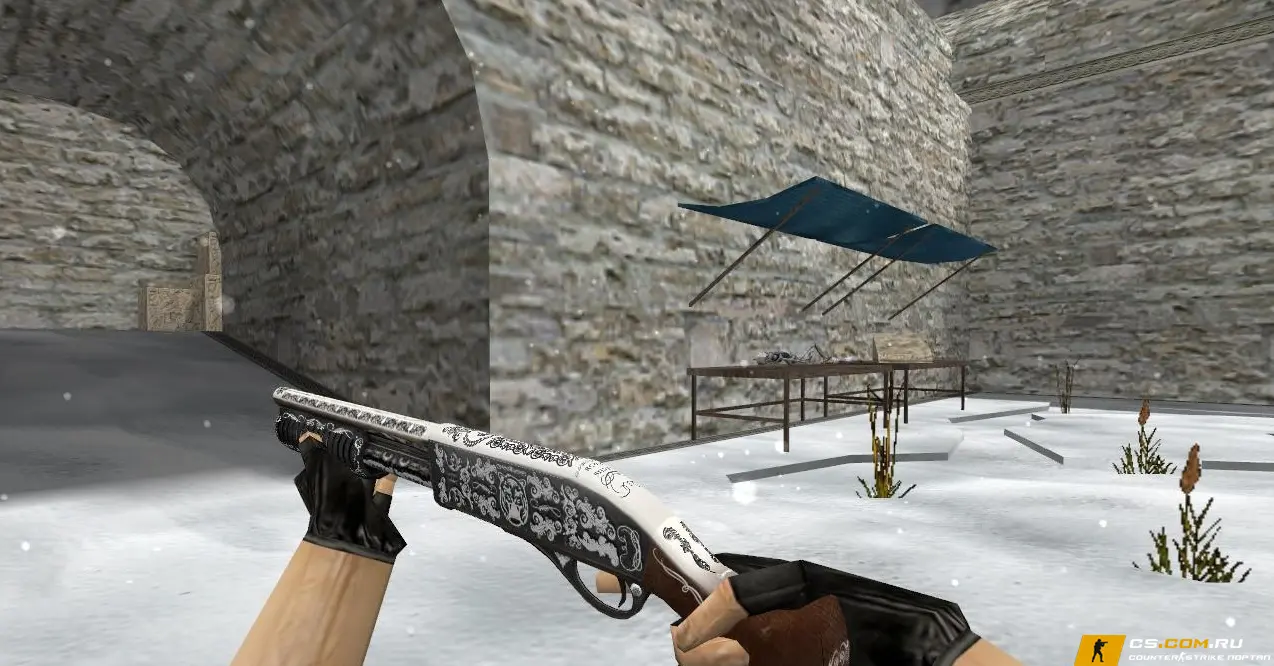 Модель HD Sawed-Off «Royal Silver» для CS 1.6