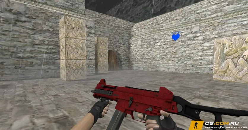 Модель HD UMP-45 «Crimson Web» для CS 1.6
