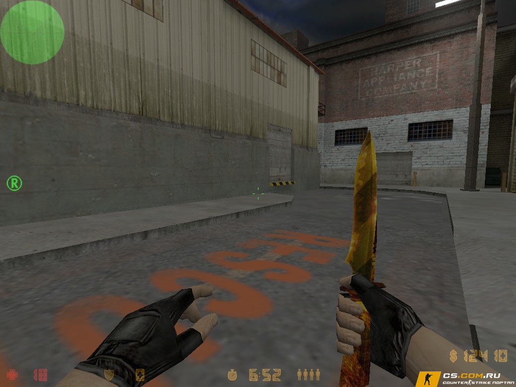 Модель ножа «Gold dangerous» для CS 1.6