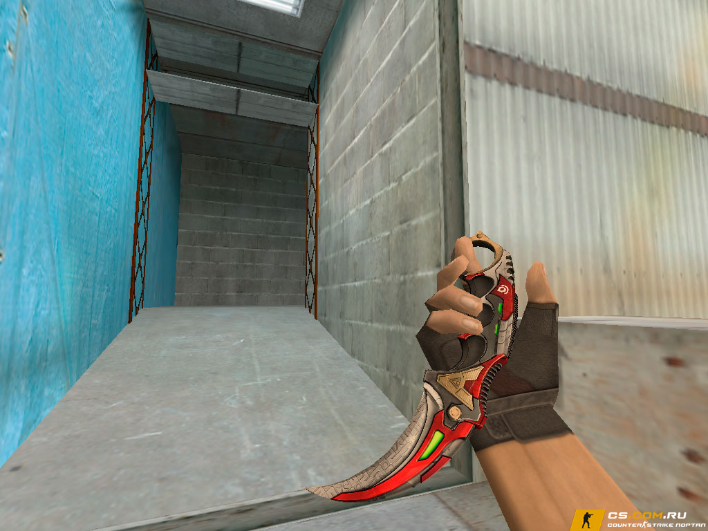 Модель ножа Karambit «Cyberium» для CS 1.6