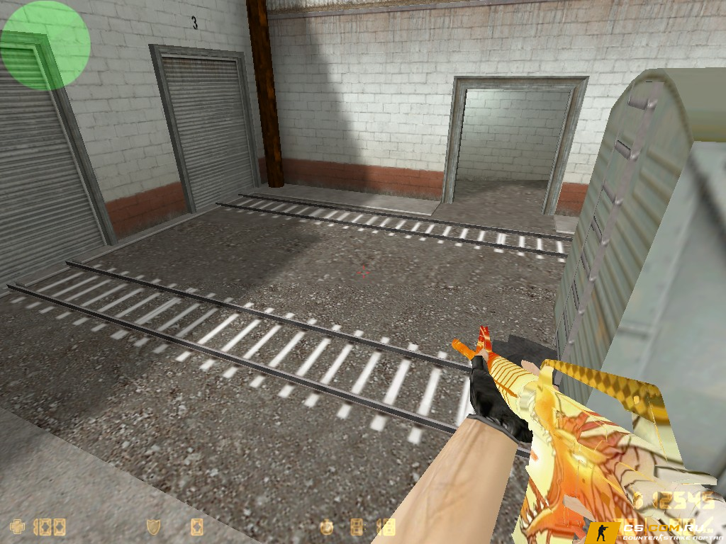 Модель M4A1 «Dragon Lore» для CS 1.6