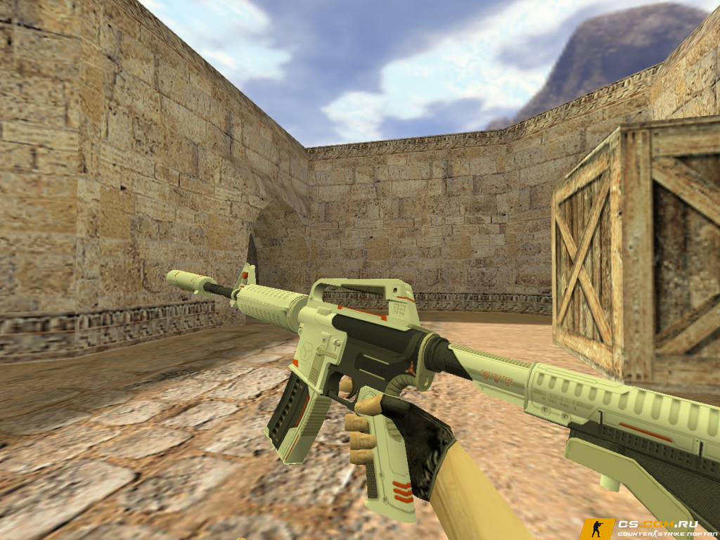 Модель M4A1 «Механо-пушка» для CS 1.6