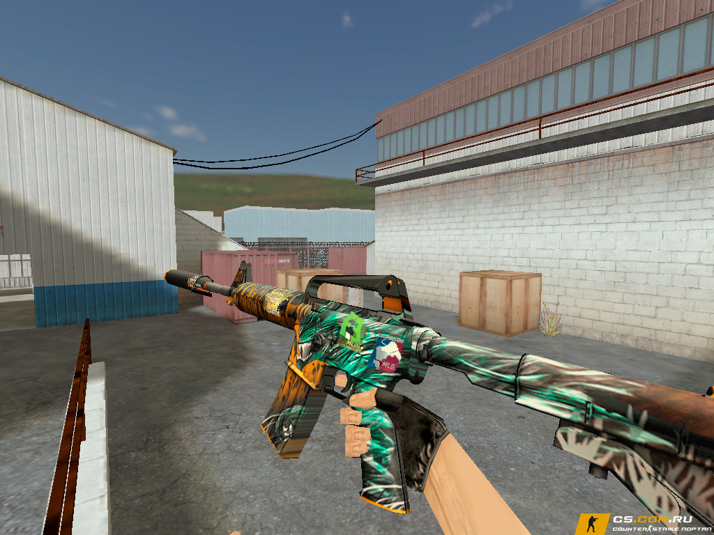 Модель M4A1-S «Dark Jungle» для CS 1.6