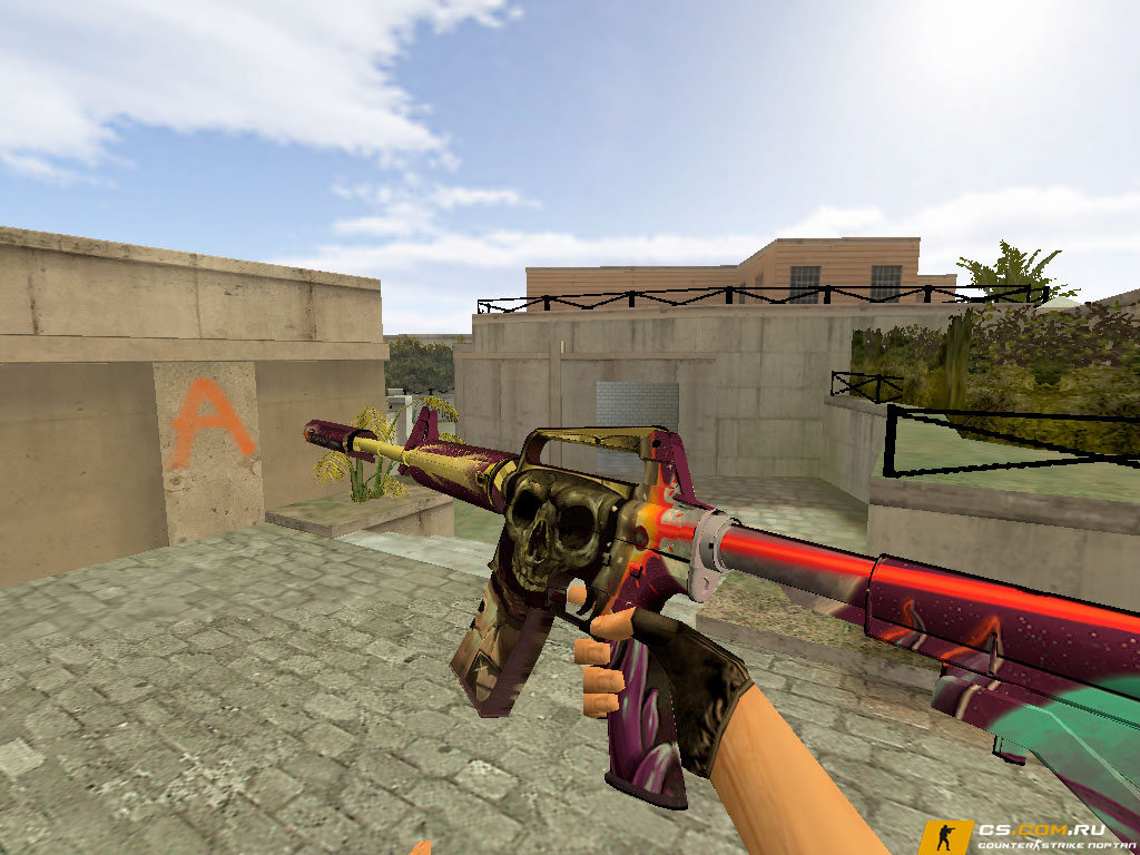 Модель M4A1-S «Desolate Space» для CS 1.6
