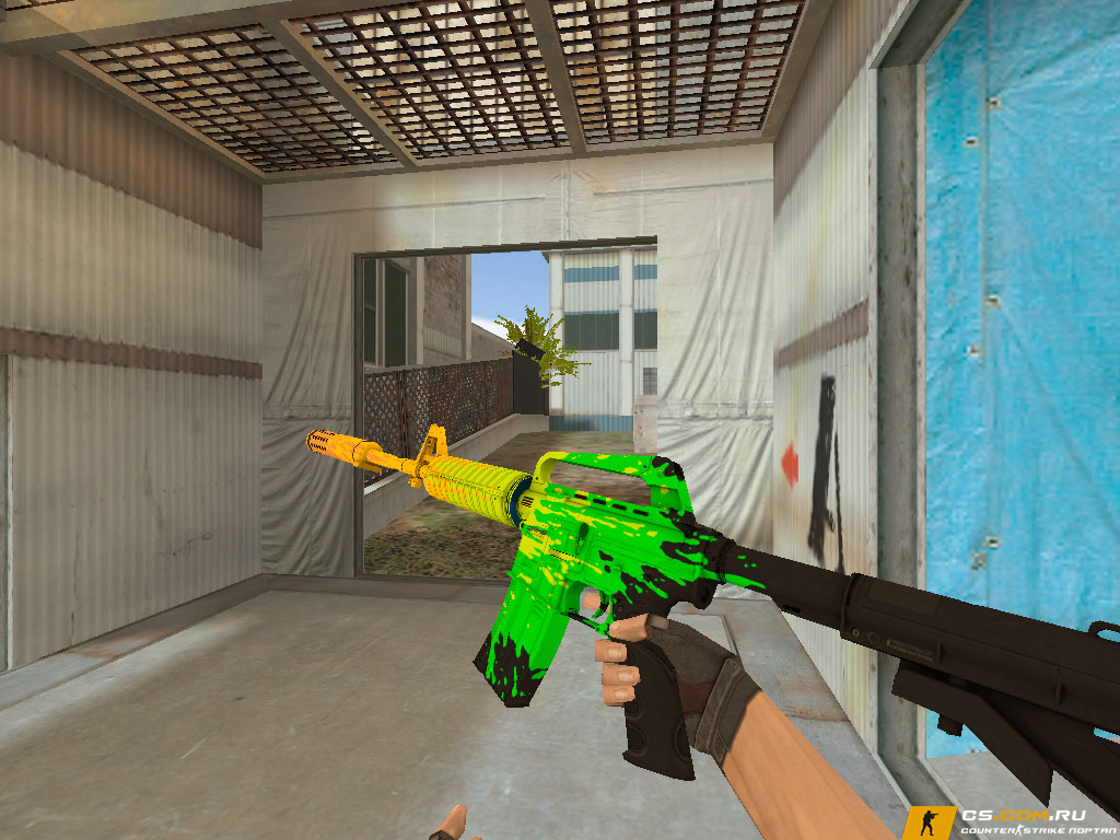 Модель M4A1-S «Fat Cap» для CS 1.6